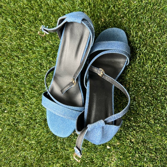 New woman denim heels 7.5 - Picture 4 of 7